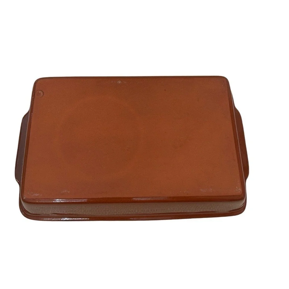Vintage Terracotta Country Kitchen Cooking Dish